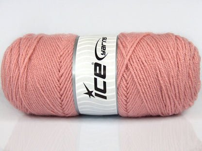 Lot of 2 x 170gr Skeins Ice Yarns CHICLAYO Hand Knitting Yarn Light Pink