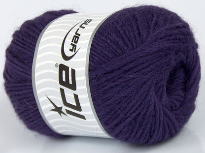 Lot of 4 x 95gr Skeins Ice Yarns SALE LUXURY-PREMIUM (100% Wool) Yarn Purple