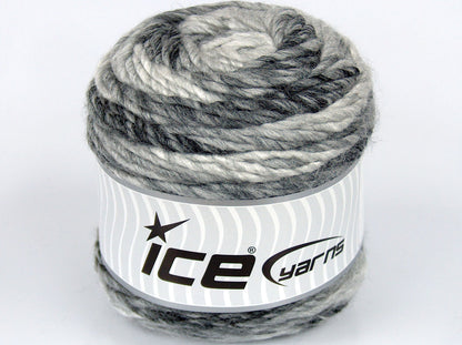 Lot of 3 x 100gr Skeins Ice Yarns SALE CAKES YARN Yarn Grey Shades White