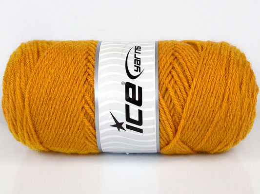 Lot of 3 x 115gr Skeins Ice Yarns SALE PLAIN Hand Knitting Yarn Orange