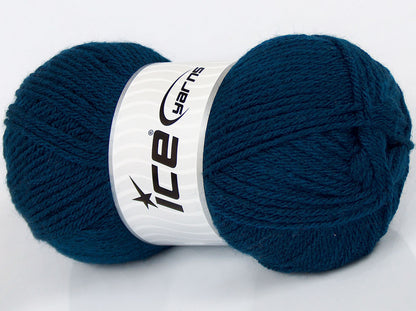 Lot of 3 x 115gr Skeins Ice Yarns SALE PLAIN Hand Knitting Yarn Navy