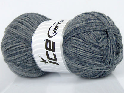 Lot of 4 x 90gr Skeins Ice Yarns SALE WINTER (50% Wool) Yarn Grey Shades
