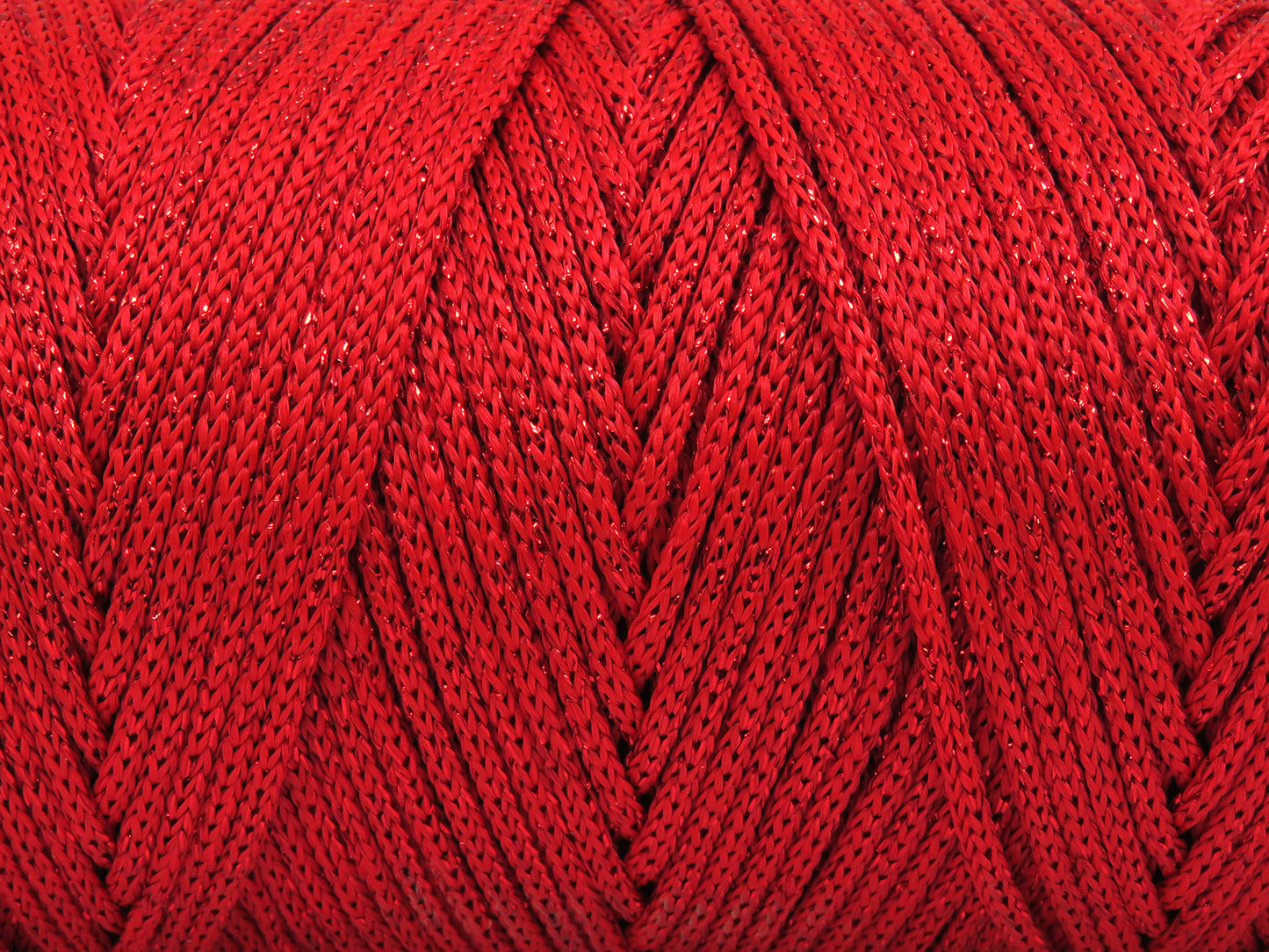 Macramé volumineux et scintillant