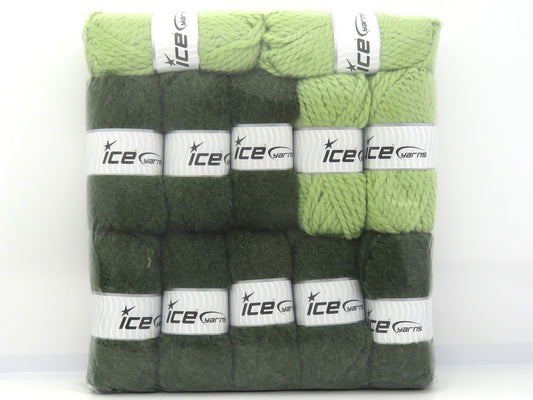 Mixed Lot Multicolor Alpaca Superchunky Yarns