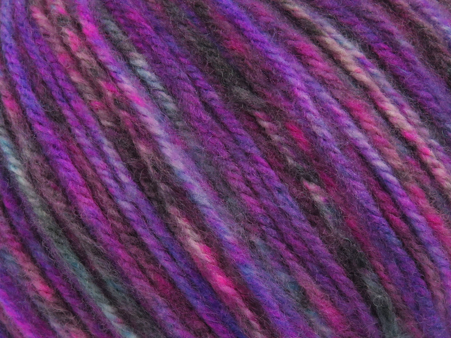 Laine peignée multicolore