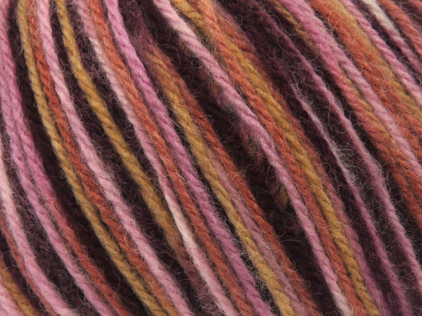 Laine peignée multicolore