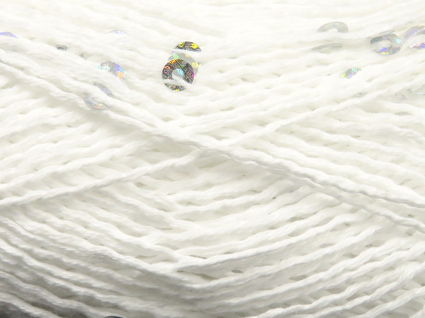 Coton naturel pailleté léger