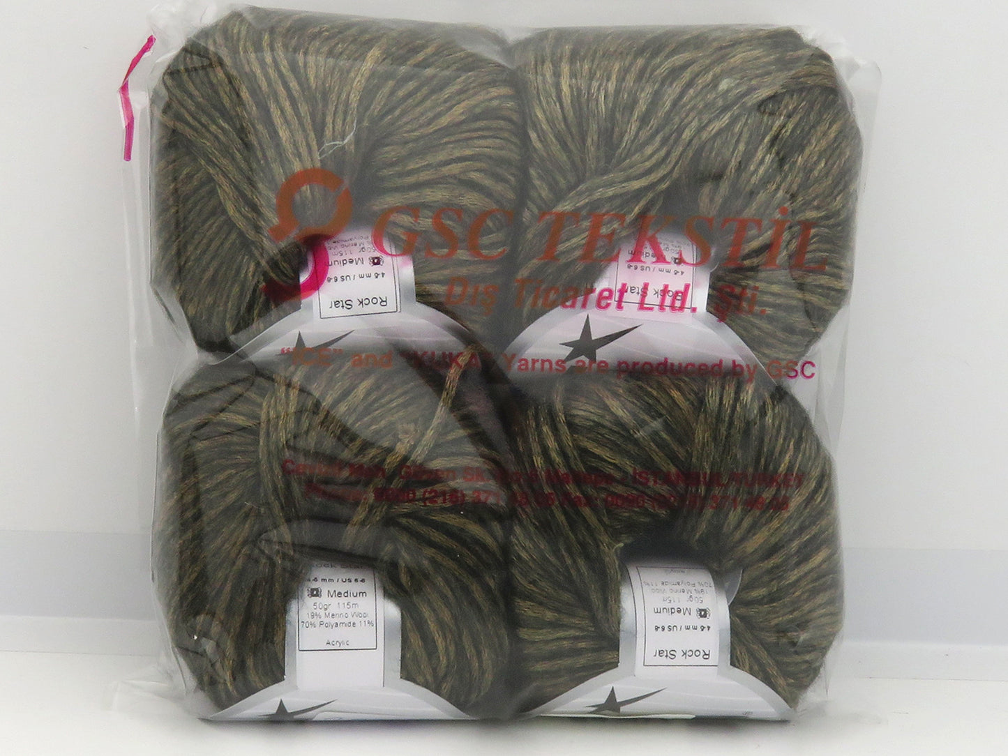 Mixed Lot Multicolor Rock Star Yarns fnt2-84293