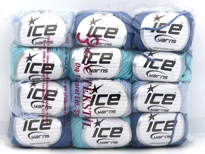 Mixed Lot Multicolor Baby Summer DK Yarns fnt2-84354