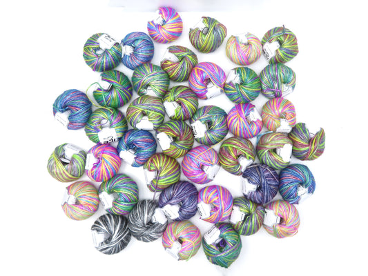 Mixed Lot Multicolor Picasso Yarns fnt2-84794