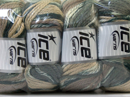 Alpaca Bulky Magic Camel, Cream, Grey Sku:fnt2-25415
