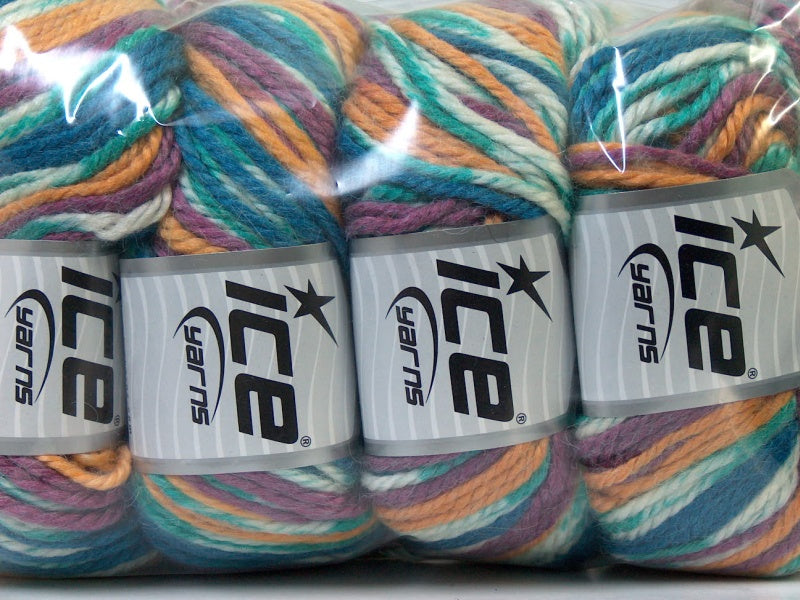 Alpaca Bulky Magic Navy, Purple, Gold, White Sku:fnt2-25418