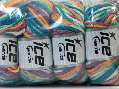 Alpaca Bulky Magic Navy, Purple, Gold, White Sku:fnt2-25418
