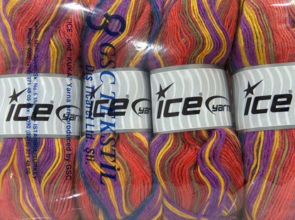 Madonna Yellow, Teal, Orange Shades, Lilac fnt2-27207