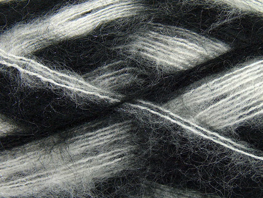 Bermuda Mohair Black, White Sku:fnt2-35061