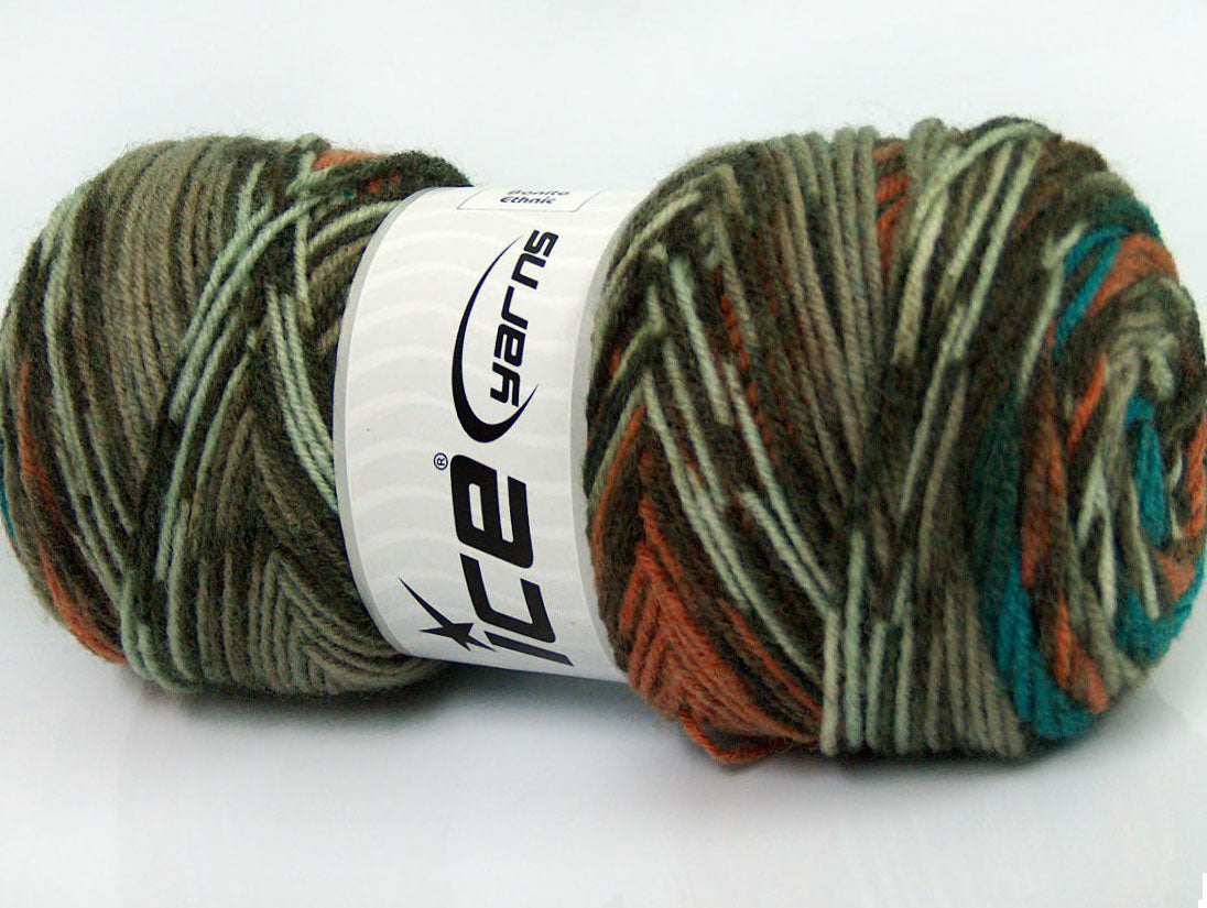 Bonito Ethnic Green Shades, Copper Sku:fnt2-39916