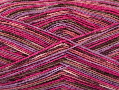 Bamboo Sock Pink Shades, Brown, Lilac Sku:fnt2-52244