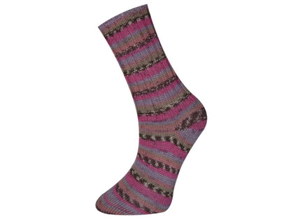 Bamboo Sock Pink Shades, Brown, Lilac Sku:fnt2-52244