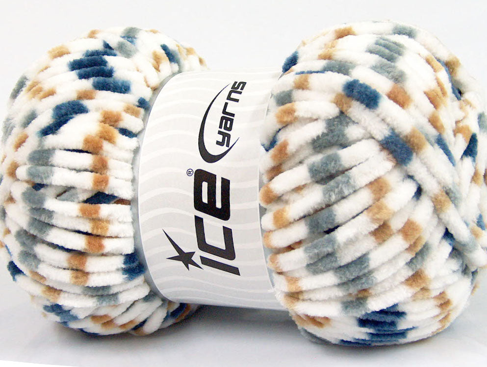 Chenille Baby Colors White, Blue, Grey, Camel Sku:fnt2-53113