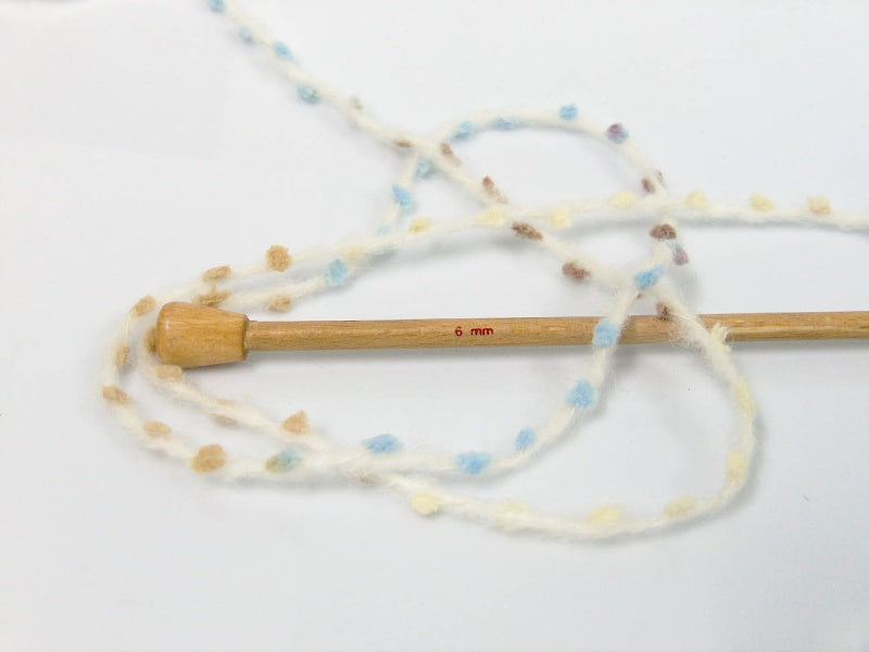 Alpaca Punto Cream, Brown Shades, Blue Sku:fnt2-58429