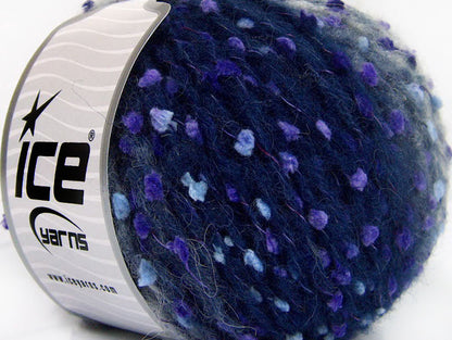 Alpaca Punto Blue Shades, Purple, Grey Sku:fnt2-58432