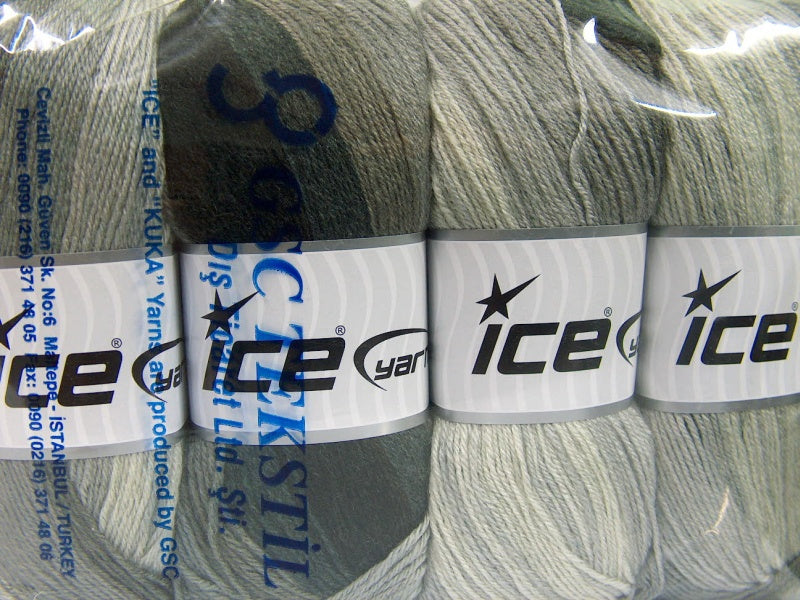 Merino Batik Black, Grey Shades Sku:fnt2-59768