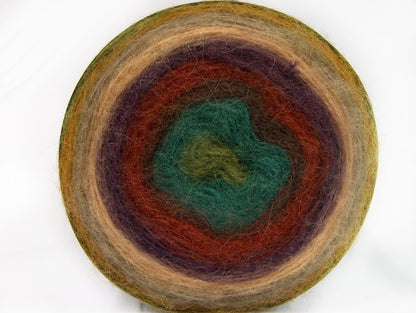 Cakes Angora Beige, Purple, Copper, Brown, Turquoise, Green Sku:fnt2-61383