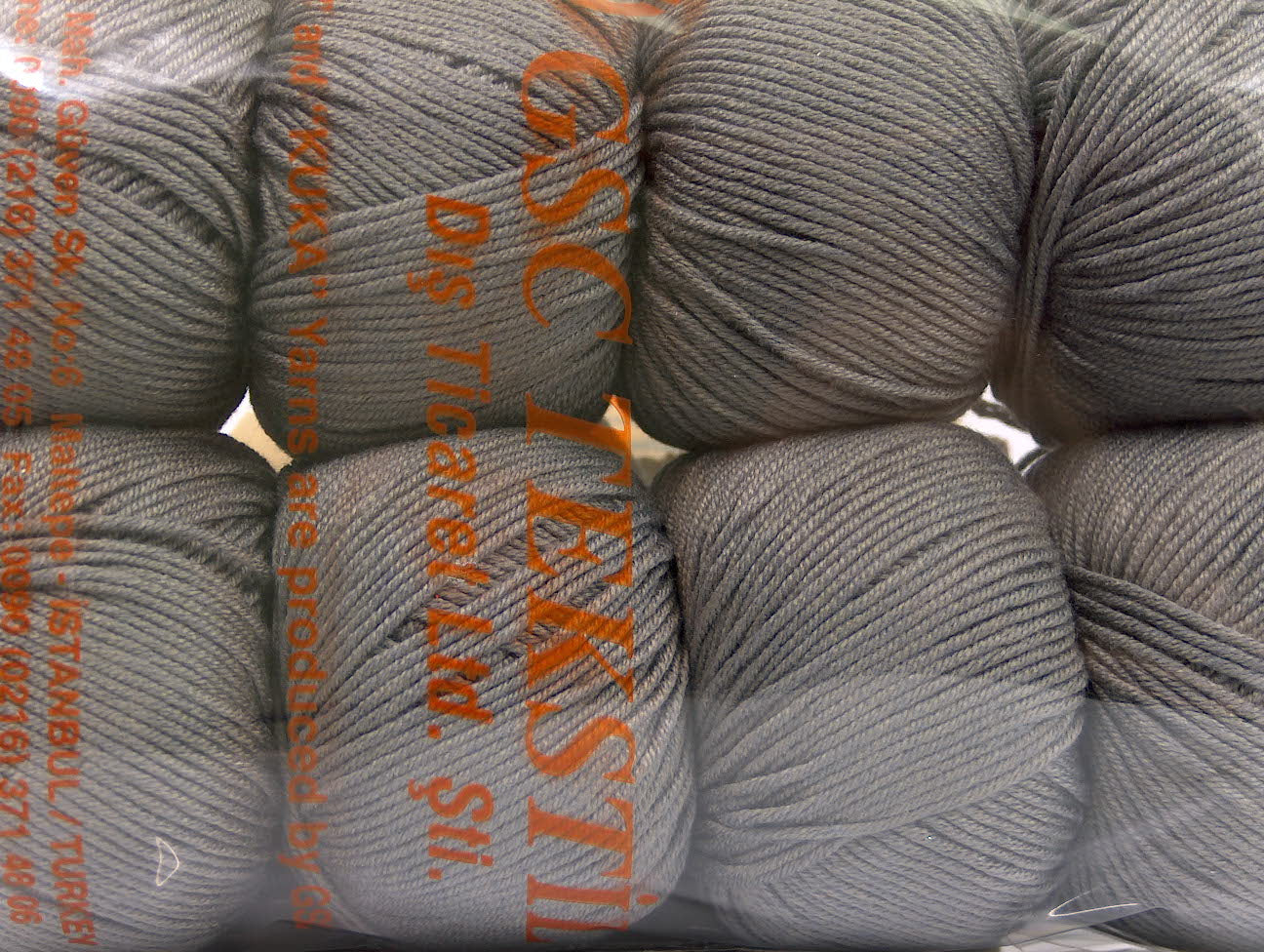 Amigurumi Cotton 25 Grey Sku:fnt2-62373