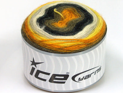 Cakes Mohair Gold, Yellow, White, Black, Camel fnt2-63274