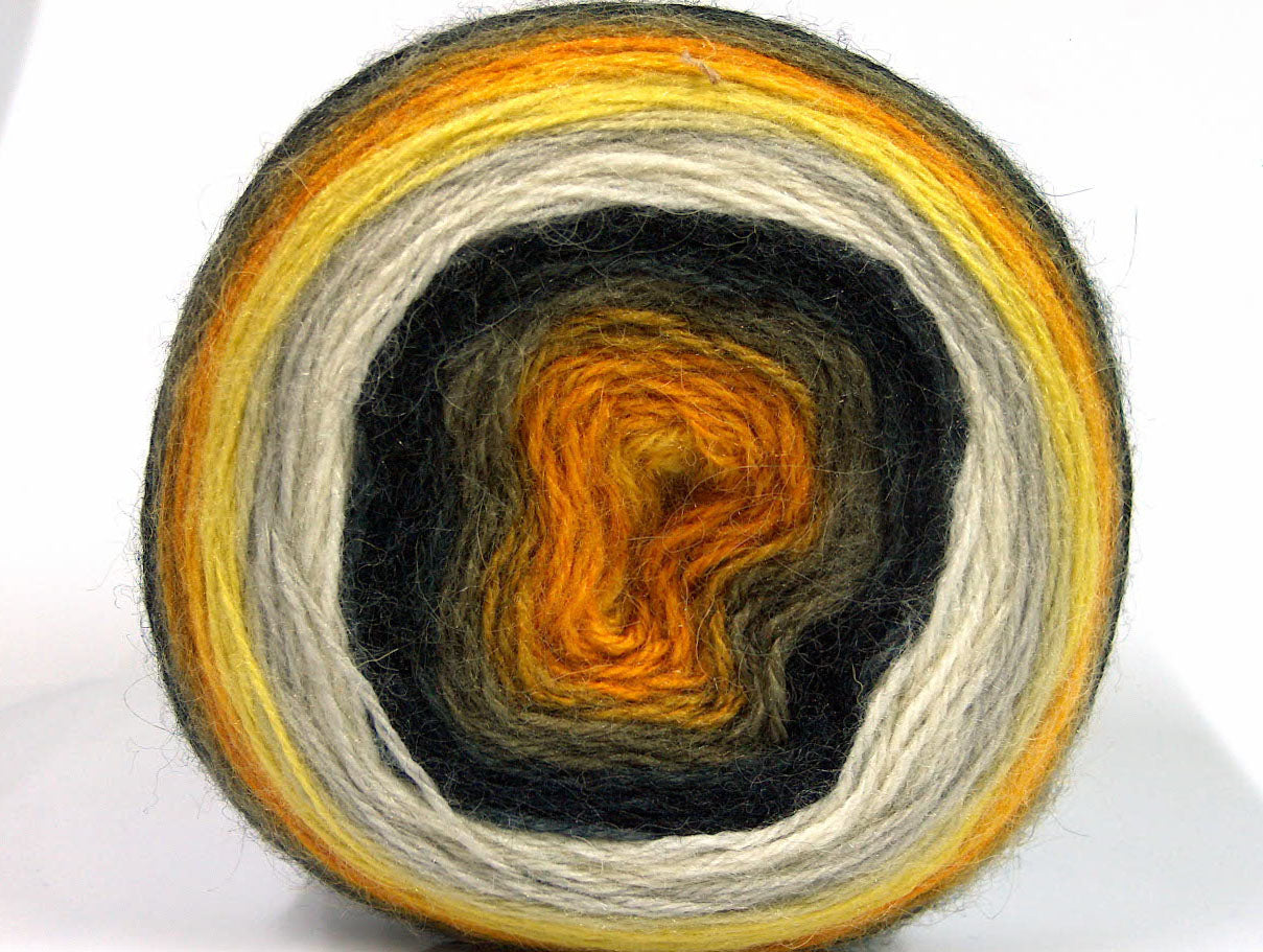 Cakes Mohair Gold, Yellow, White, Black, Camel fnt2-63274