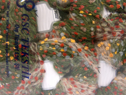 Alpaca Punto Green, Beige, Copper, Yellow, Blue fnt2-64005