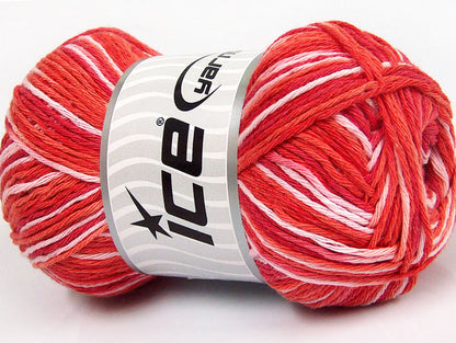 Natural Cotton Color Red, Salmon Shades fnt2-64168