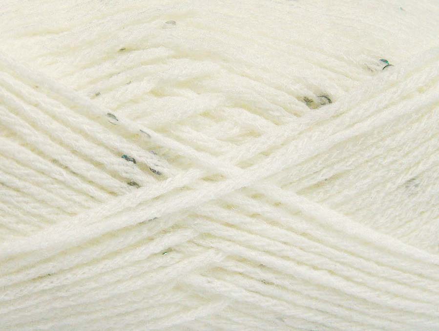 Chain Paillette White fnt2-64443
