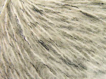 Alpaca Shine Ecru, Black fnt2-64606