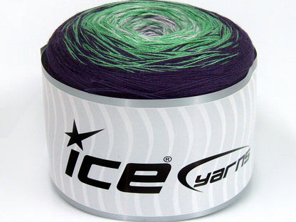 Cakes Cotton Fine Purple Shades, Light Green fnt2-65057