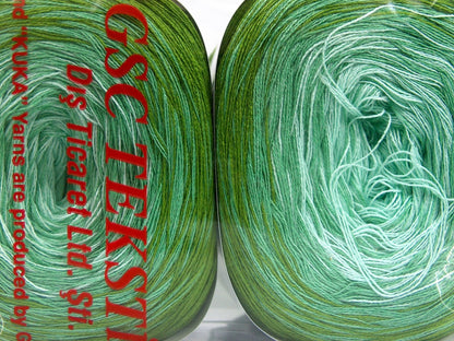 Cakes Cotton Fine Green Shades fnt2-65061