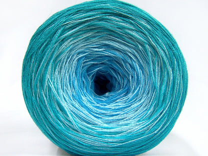 Cakes Cotton Fine Turquoise Shades fnt2-65062