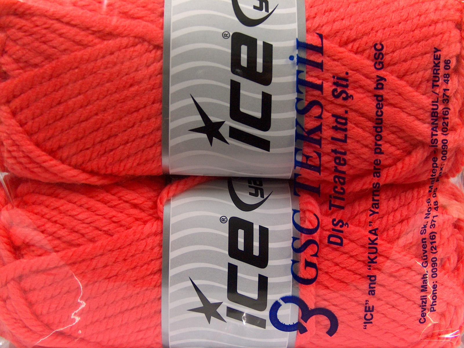 Superwash Wool Jumbo Neon Orange fnt2-65692