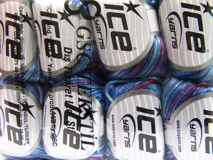 Rockabilly Color Blue Shades, Light Lilac, Burgundy fnt2-66216