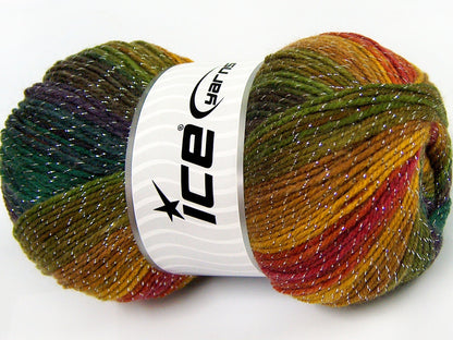 Magic Glitz Green Shades, Purple, Copper, Gold fnt2-66547