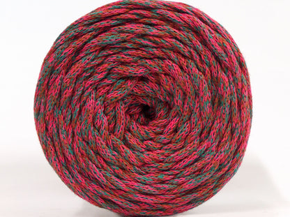 Macrame Cotton Color Fuchsia, Teal, Brown fnt2-70805