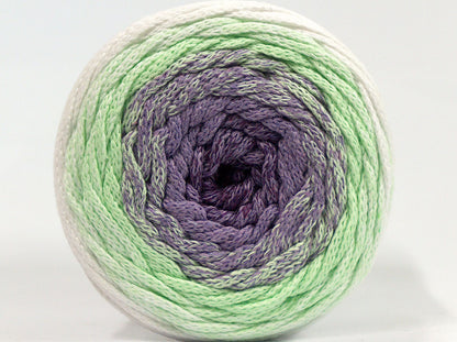 Macrame Cotton Magic White, Mint Green, Lavender, Purple fnt2-70806