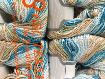 Mona Lisa Camel, Beige, Turquoise fnt2-70932