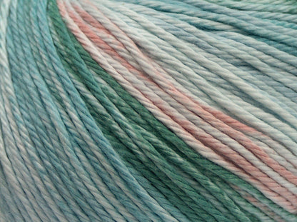 Mona Lisa Turquoise Shades, Green, Light Pink fnt2-70936