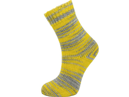 Hand Dyed Sock Merino Yellow Shades, Grey Shades fnt2-71171
