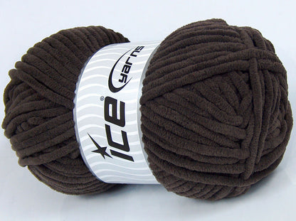 Velvet Chenille Brown fnt2-73472