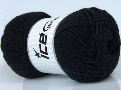 Classic Wool Worsted Black fnt2-73785