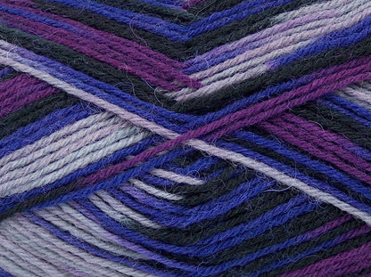 SockenWolle Purple, Lilac, Black, Maroon fnt2-73969