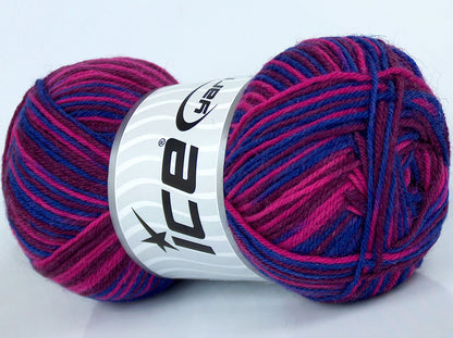 SockenWolle Purple, Burgundy, Fuchsia fnt2-74013