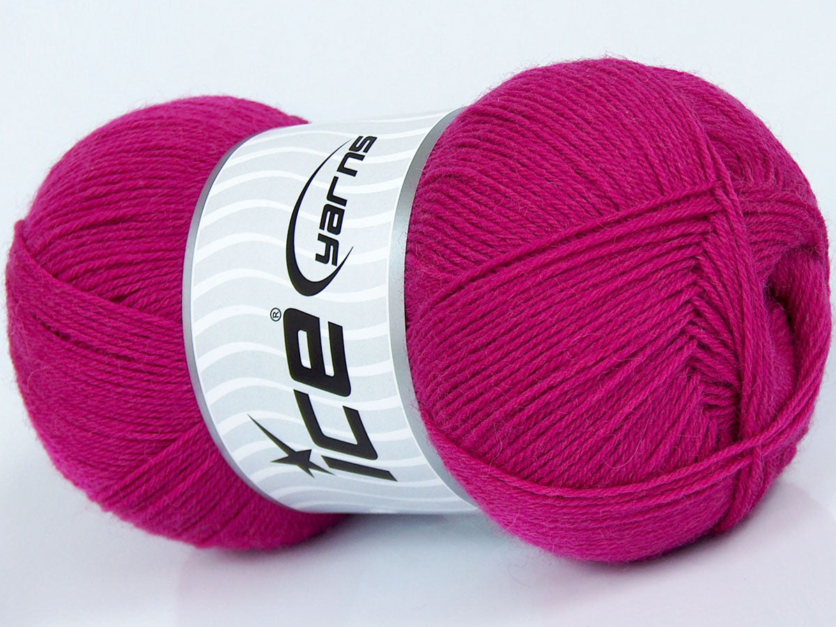 Solid Sock Fuchsia fnt2-74021
